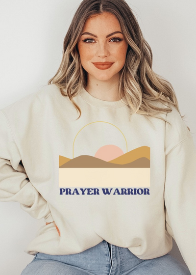 Prayer Warrior - Sweatshirt - Clothed in Grace