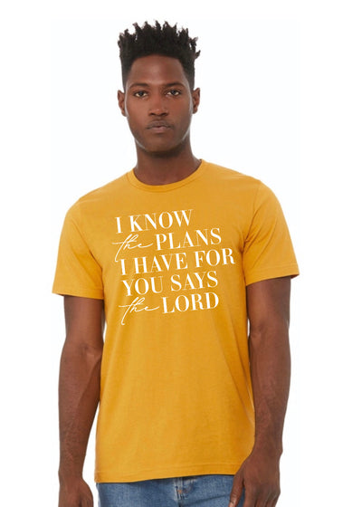 I Know The Plans tee - Clothed in Grace