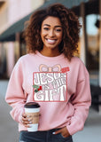 Jesus Is The Gift Sweatshirt - Clothed in Grace