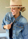 Yeshua Denim Jacket - Clothed in Grace