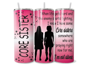 Core Sister TUMBLER - Clothed in Grace