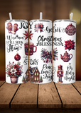 Christmas Blessings Tumbler