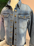 Yeshua Denim Jacket - Clothed in Grace