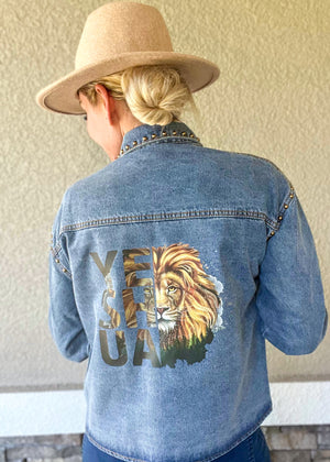 Yeshua Denim Jacket - Clothed in Grace