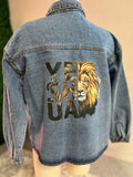 Yeshua Denim Jacket - Clothed in Grace