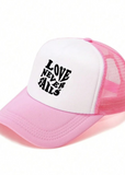 Love Never Fails Trucker SnapBack Cap - Clothed in Grace