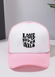 Love Never Fails Trucker SnapBack Cap - Clothed in Grace