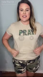 Camo Pray Tan Tee