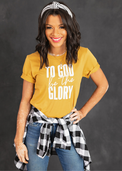 To God be the Glory tee - Clothed in Grace