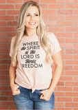 Where The Spirit Of The Lord Is Tee - Clothed in Grace