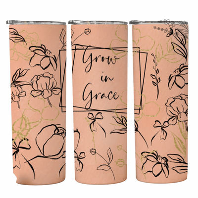 Grow in Grace TUMBLER - Clothed in Grace