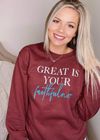 Great is your Faithfulness Sweatshirt - Clothed in Grace