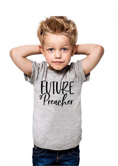 Future preacher~ kids tee - Clothed in Grace