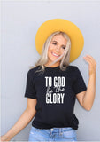 To God Be The Glory Tee - Clothed in Grace