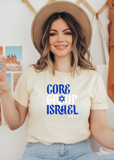 Core Group Israel 2023 Tee - Clothed in Grace