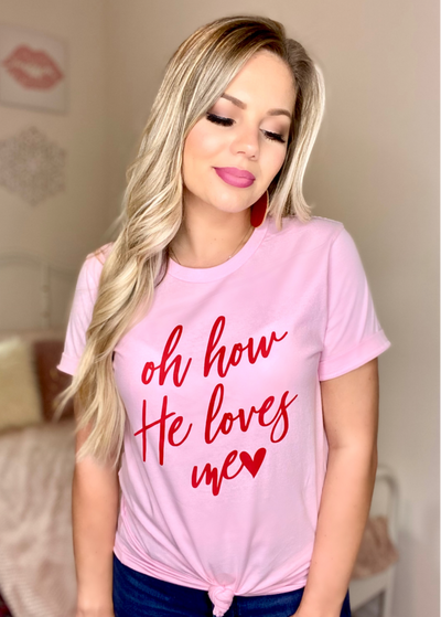 How He Loves Me tee - Clothed in Grace