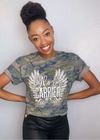 Camouflage Glory Carrier Tee - Clothed in Grace