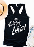 The Devil is a Liar TANK - Clothed in Grace