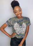 Camouflage Glory Carrier Tee - Clothed in Grace