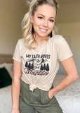 My Faith Moves Mountains Tee - Clothed in Grace