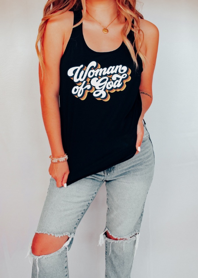 Woman Of God Tank Top - Clothed in Grace