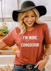 More Than a Conqueror Tee - Clothed in Grace