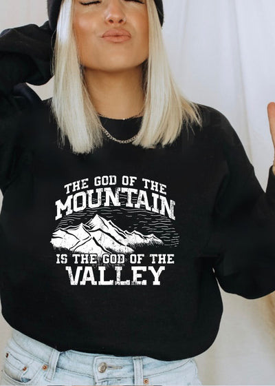 God of the Mountain - SWEATSHIRT - Clothed in Grace