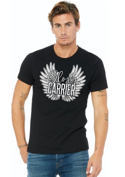 Glory Carrier tee -Black - Clothed in Grace