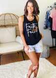 Faith over Fear Animal Print TANK - Clothed in Grace