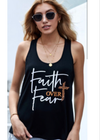 Faith over Fear Animal Print TANK - Clothed in Grace