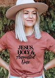 Jesus Holy & Anointed One Tee - Clothed in Grace