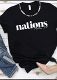 Nations Psalm 2:8 Tee - Clothed in Grace