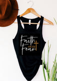 Faith over Fear Animal Print TANK - Clothed in Grace