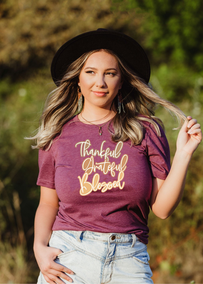Thankful Tee - Clothed in Grace