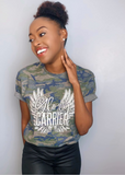 Camouflage Glory Carrier Tee - Clothed in Grace